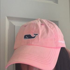 Pink vineyard vines hat